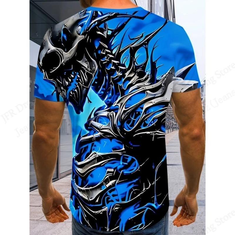 Skull T Shirt Vintage Halloween Jason Voorhees 3d Print T-shirt Men Women Fashion Casual Short Sleeve Tops Tee Kids Clothing New