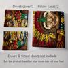 Animal Face Tribal Headdresses. Bedding Sets Duvet Cover Sets Duvet Covers Pillowcases(1 * Duvet Cover 2 * Pillowcases, Without Duvet Insert)