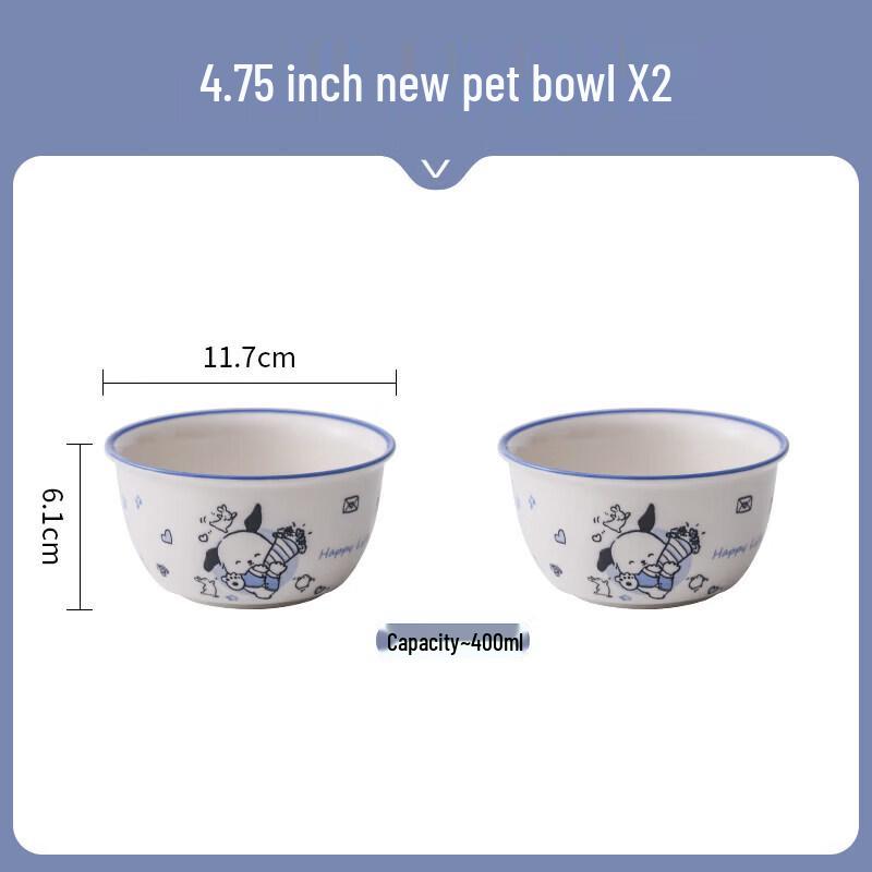 Cute Cartoon Ceramic Bowl & Dish Set