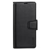 HANMAN Mill Series for iPhone 15 Shockproof Shell Wallet PU Leather Stand Cover Mobile Phone Case