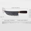 Hand-Forged Meat Cleaver Knife Ultra Sharp 4Cr Stainless Steel  Kitchen Chef Knives Slicing Knife with Solid Wood Handle
