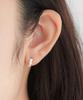 Obla (Silver 925) Plum Earring 2Color Je084