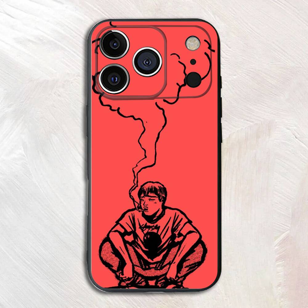 

G-Great Teacher Onizuka Black Phone Case For iPhone 17,16,15,14,13,12,13,12 Pro Max Plus XS XR Silicone Soft Back Cover iPhone14Pro