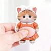 Cute Puppy 3D Belly Puffy Stickers DIY Soft Belly Squeezable Kitty Stickers Phone Case Decoration Children's Toy Birthday Gift