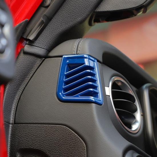 Armaturenbrett AC-Lüftungsauslass-Rahmenabdeckung Zierleiste für 2024+ Jeep Wrangler JL JT