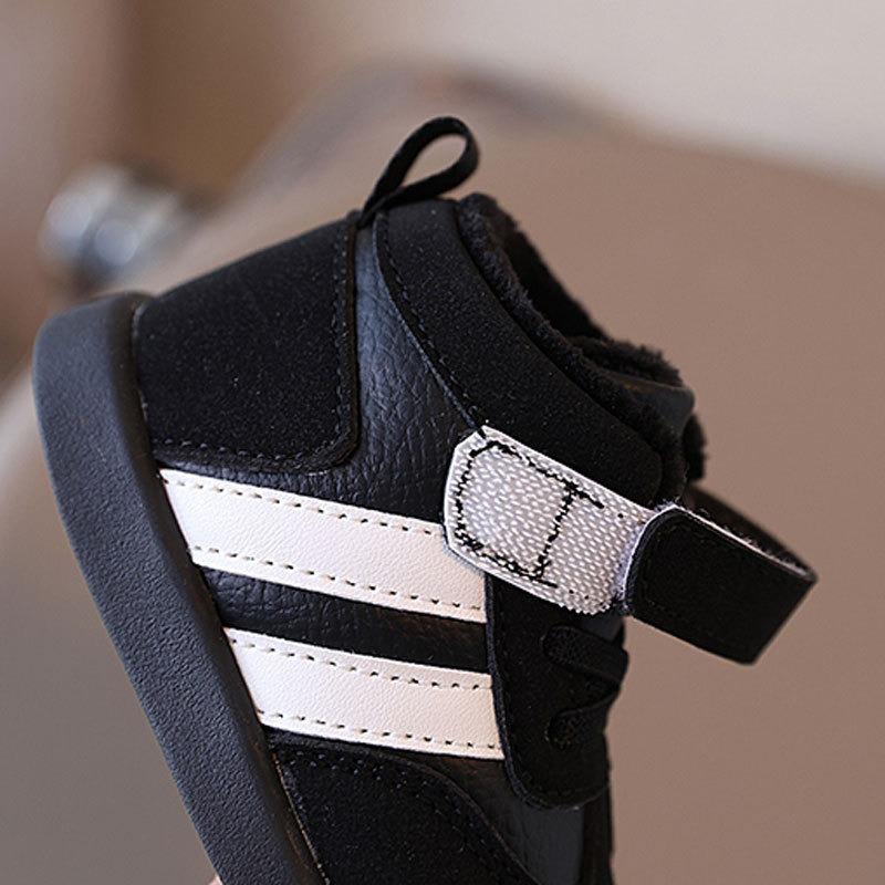 New Arrival Baby Short Boots Fleece-Lined Thickened Snow Boots for 0-2 Years, Unisex Toddler Winter Booties Casual Kids Shoes