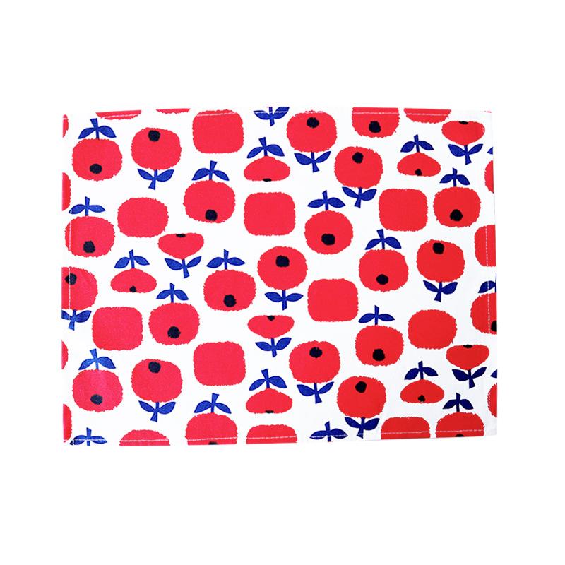 Home cotton fabric printing napkin tea towel kitchen towel 30*40cm