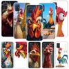 Chicken Hen Rooster Phone Case for Samsung Galaxy A52 A51 A50S A12 A22 A32 A72 A10S A30S A31 A71 Note 20 Ultra 10 Plus S10 Galax