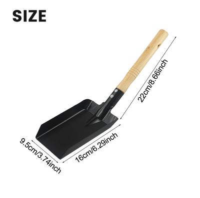 Multi Functional Chimney Shovel Reliable Iron Cleaning Tool for Fireplaces Stoves Ovens and Garden Maintenance Tasks