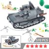 Ultraleichter CV-33 Panzer Baustein MOC Militär WW2 Figuren Kriegs waffen Widerstandskrieg Szenen Modelle Kinder Geschenke Junge Spielzeug