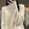Women's Cashmere Sweater Qinghe Cashmere 30% Cashmere 70% Wool Autumn and Winter Pullover Warm and Fashionable