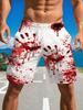 Men's 3D Digital Print Fashion Casual Shorts, Comfortable And Breathable, Suitable For Outdoor Sports, Design