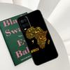 Africa Map Geography Painted Case For Oppo A58 A78 A98 A15 A16 A17 A52 A72 A76 A96 A54 A74 A94 A57 A77 A54S A57S Cover