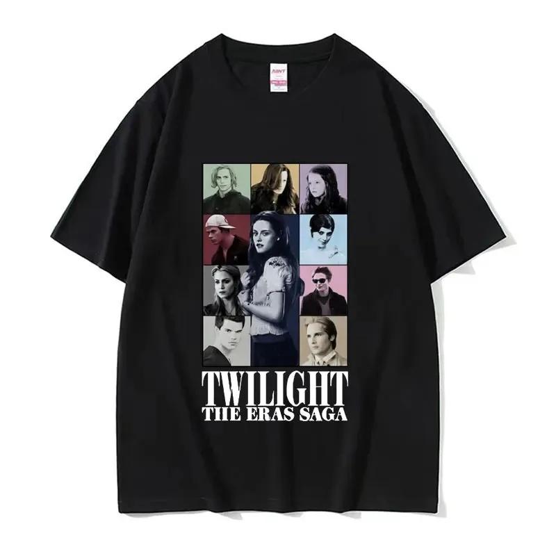 Nowa koszulka graficzna Daddy's Girl Robert Pattinson Hot Saga Zmierzch Vintage Koszulki Męskie Damskie Letnia Moda Streetwear T-shirt