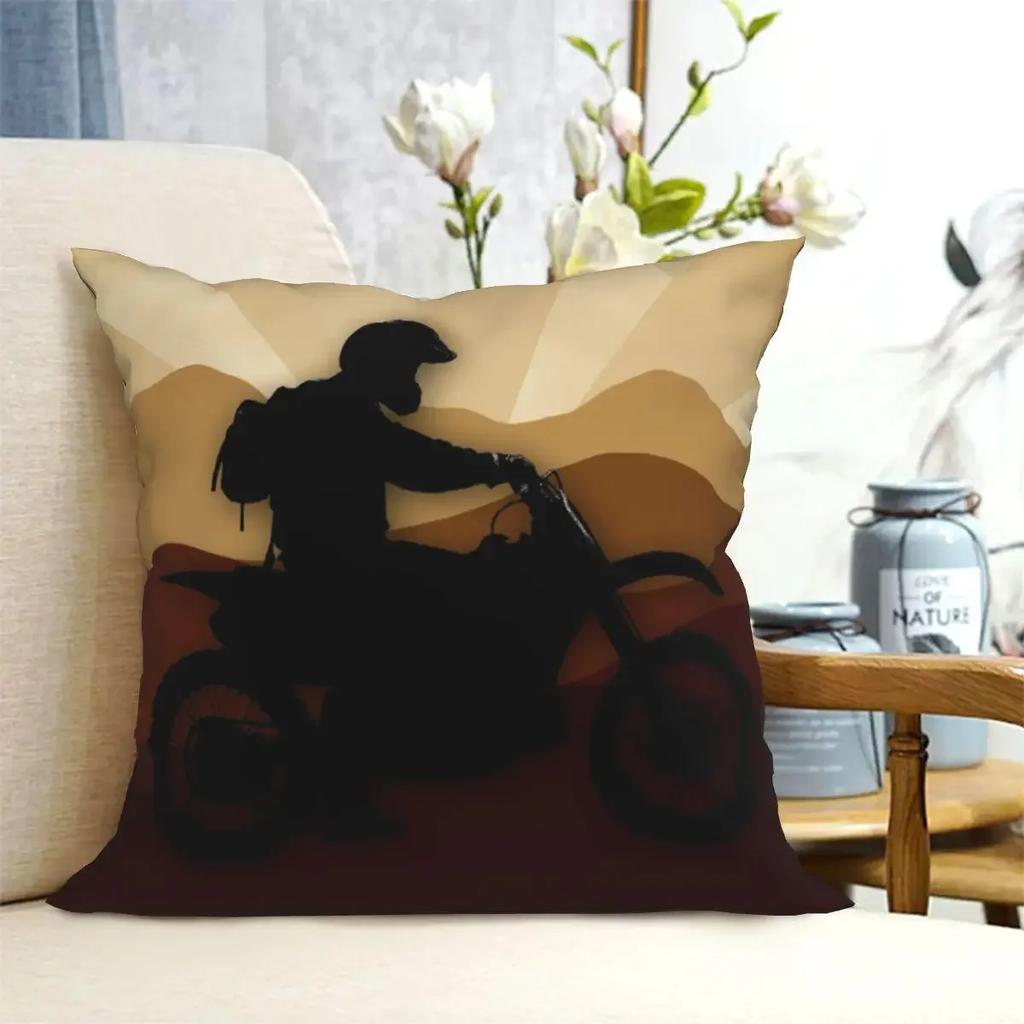 Motorcycle Style Pillowcase Decoration Sofa Pillow Room Home Decor