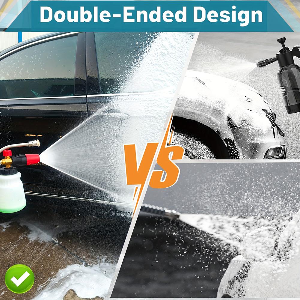 Pressure Washer Double Tip Attachment With 5pcs Pressure Washer Nozzles Multipurpose Washer Extension Rod Kit For Home Cleaning