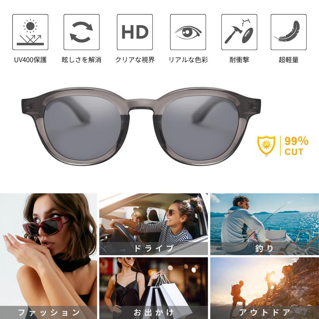 SUNNOMA Polarized Sunglasses for Men and Bossington UV400 Perfect for and More Women, Style, Protection, Ultra-Lightweight TR90, Driving, Fishing,