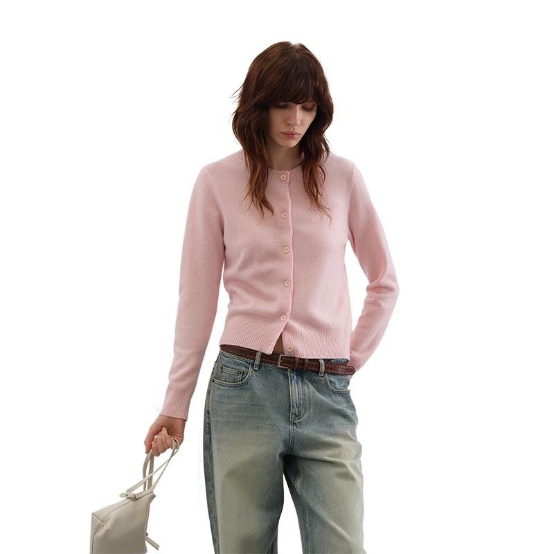 GREEN BELT Urban Traveler 100% Wool Knit Cardigan