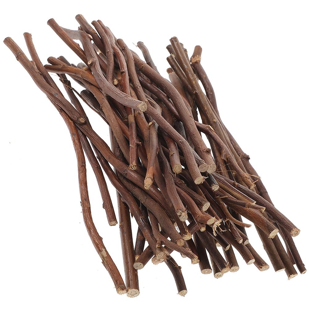 50Pcs Wood Log Sticks Rustic Natural Wood Sticks for DIY Craft Making Photo Props Handicraft Crafts for DIY Photo Props