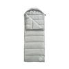 Jingdong Jingzao Camping Sleeping Bag, Outdoor Envelope-Style Hooded Sleeping Bag, Rock Gray, 1.5kg, 10-15℃