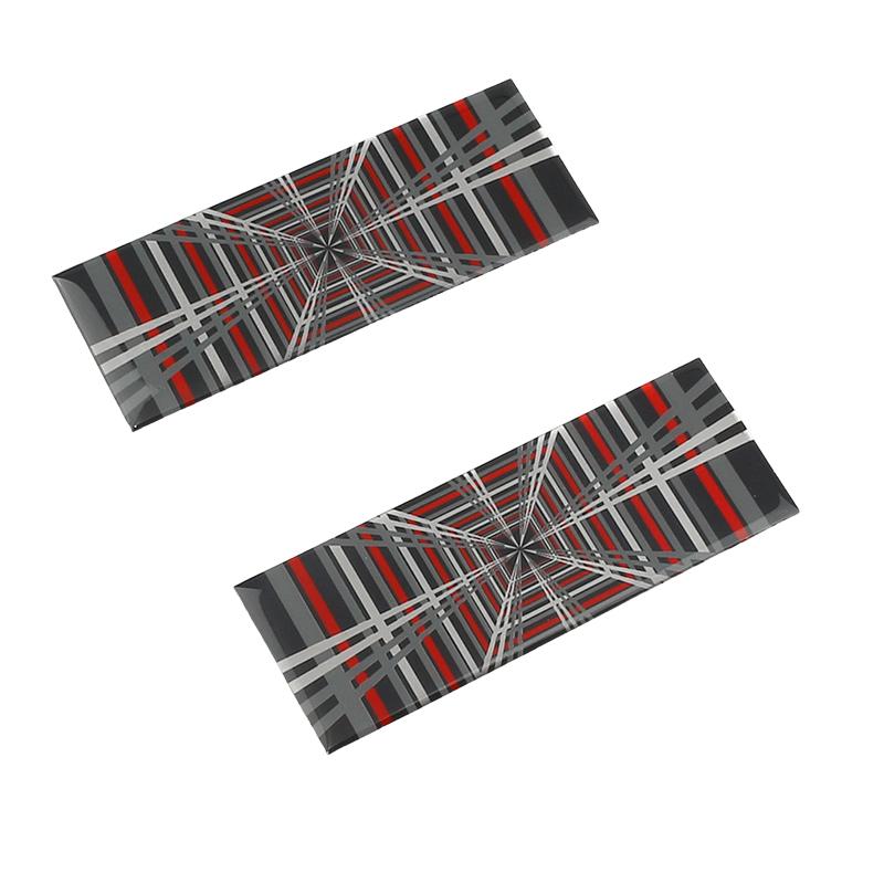 Car Styling Logo Badge Emblem Decals Sticker For 3 S X Y Performance Plaid Accessories Body Trunk Decoration Parts