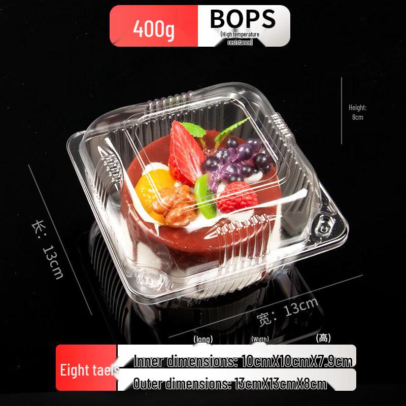 Disposable Rectangular Plastic Food Containers