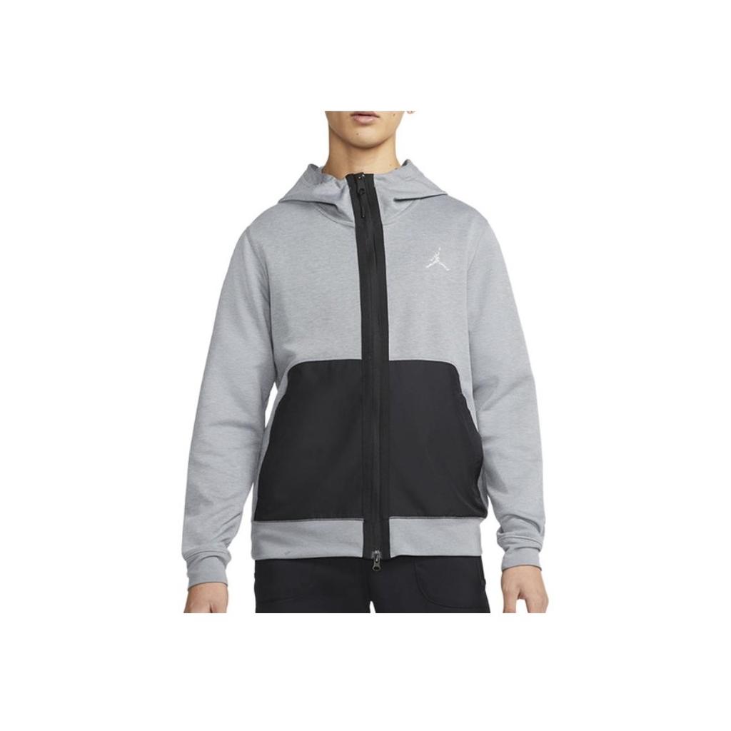 Jordan Kontrastní kapsa Mikina s kapucí Sportovní svetr Pánské topy Karbonově šedá DJ0876-091
