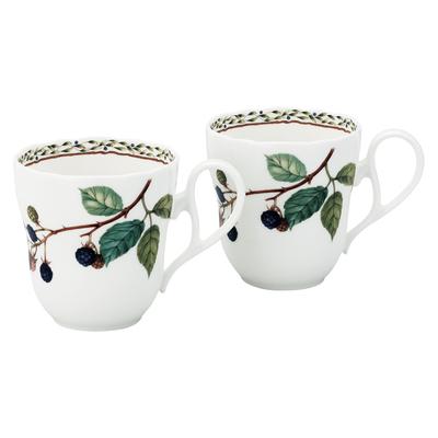 Noritake Tasse, 375 cc, Orchard Garden, mikrowellengeeignet, 2-teilig, Bone China (Paar Set) P97855/4911