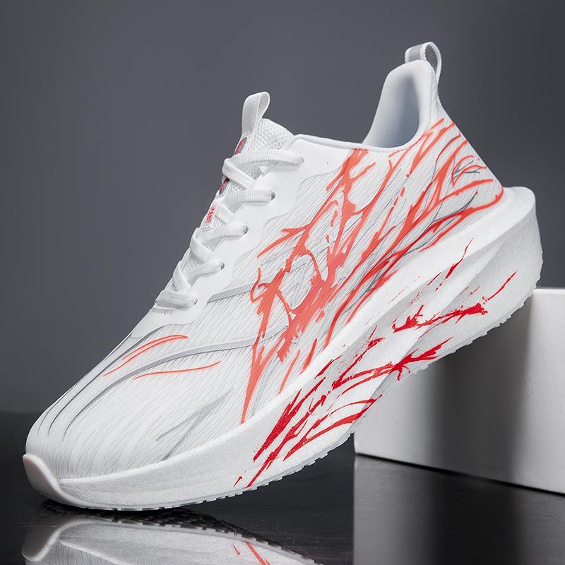 Men'S Lightweight Breathable Running Shoes Non-Slip Cushioning Sneakers For Athletic Training Jogging Gym Walking Outdoor Sports