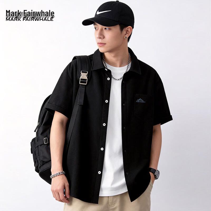 Mark Fairwhale Men's Ice Silk Cooling Short Sleeve Shirt