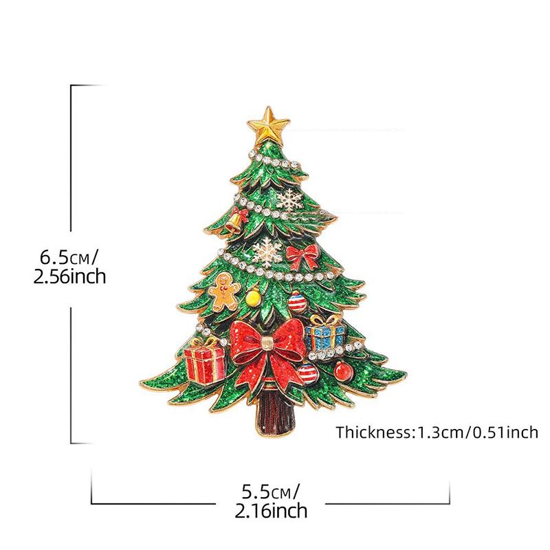 Christmas Themed Brooch Sparkly Rhinestone Cute Designs For Holiday Wear Christmas Party Gifts Fashion Jewelry