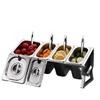 Handun Stainless Steel Portion Pot & Seasoning Box