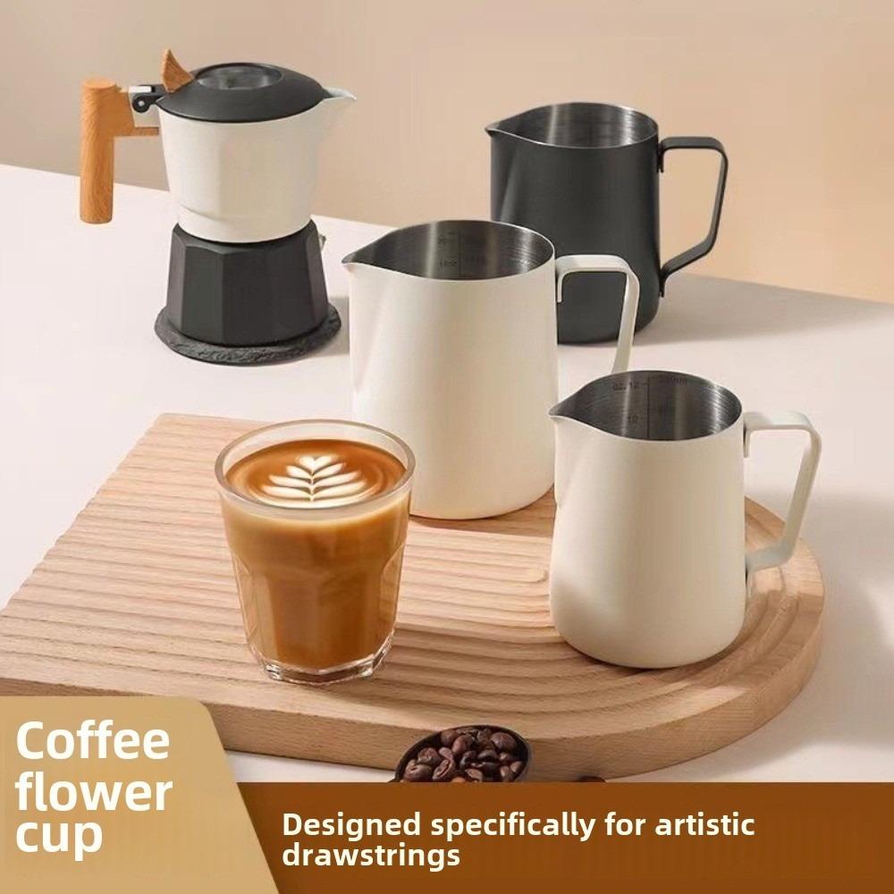 Barista Professzionális Tejhabosító Kancsó 350ml Kávé Latte Art Csésze Kávéházi Eszköz