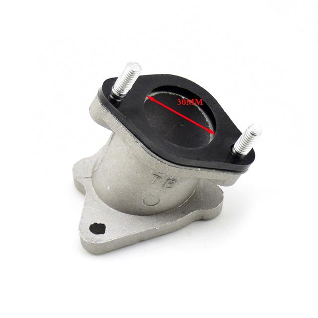 Motorcycle Pit Dirt Bike PZ30 Carb Carburetor aluminum Mainfold Adapter Inlet Intake Pipe For 200cc 250cc 300cc engine ATV QUAD