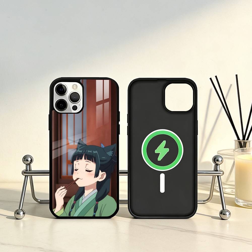 The Apothecary D-Diaries Maomao Phone Case For iPhone17,16,15,14,13,12,11 Plus,Pro Max Magnetic For Magsafe Wireless Charging