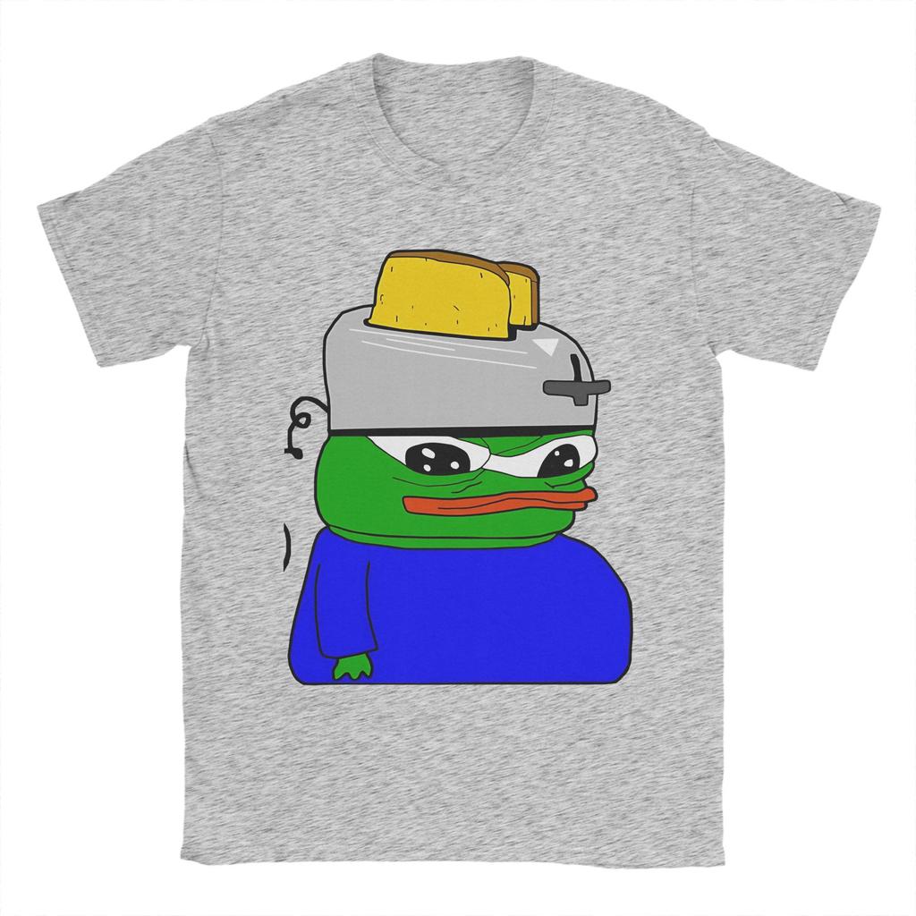 Rare Pepes Toaster Head apu Apustaja Outfit Men Women T Shirt 100% Cotton Tee New Arrival Frog Funny Meme T-shirt Clothes