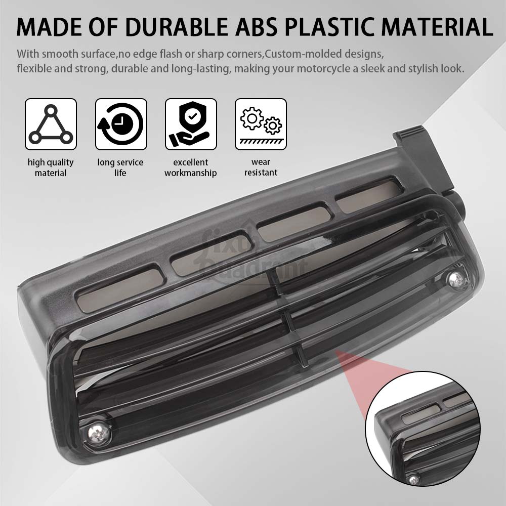 Motorcycle Part Clear Adjustable Windshield Fresh Air Flow Vent For HONDA Gold Wing GL1800 GL1800HP GL1800BM GL1800P 2001-2017