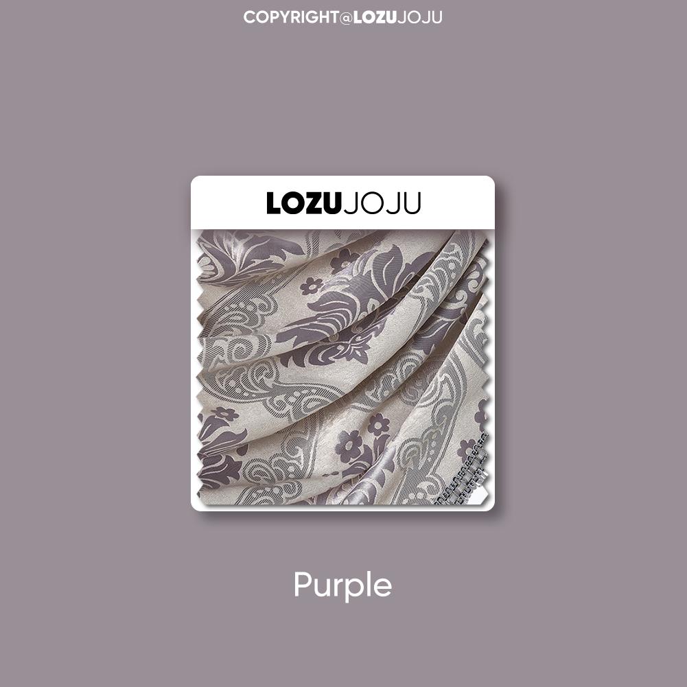 

1 шт. LOZUJOJU модный и универсальный европейский стиль с кружевной отделкой для занавески для маленького декора окна 70x42 см W70cm x L42cm фиолетовый