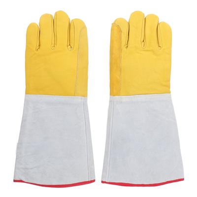 2 ks Ochranné rukavice LN2 40cm Nemrznoucí Nízkoteplotní Hovězí rukavice pro Kapalný dusík Suchý led Chladné skladování