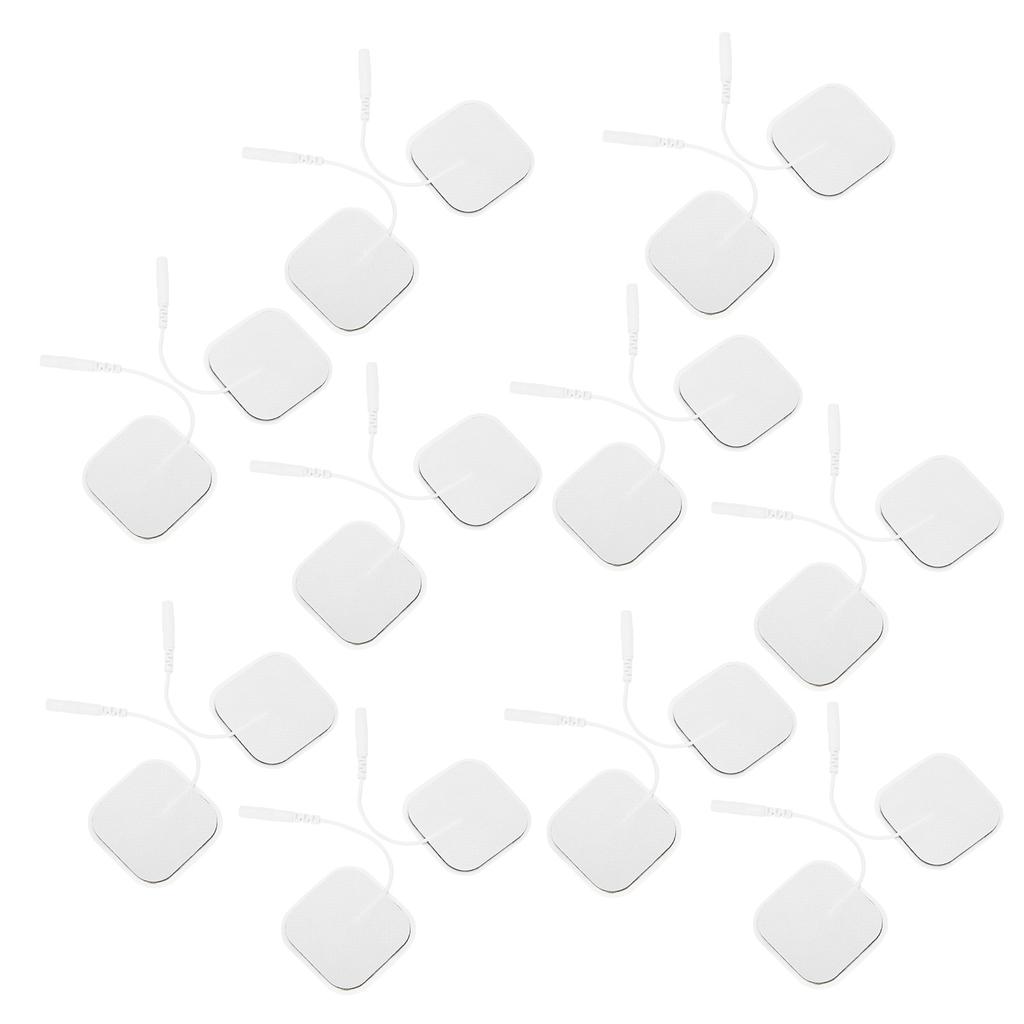 20 Stück Beutel 4 x 4 cm Tens-Elektrodenpads für TENS-Massagegerät Physiotherapiegerät