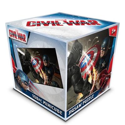 B&B Puzzle Marvel Civil War Mini Cube Jigsaw Puzzle M108-2, Korean Popular Puzzles