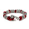 Men Viking Celtic Rune Beads Axe Bracelet Odin Symbol Scandinavian Metal Lanyard Handmade Woven Paracord Norse Amulet Jewelry