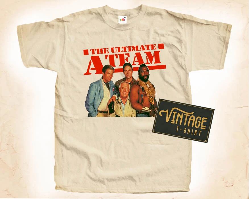 

The A-Team V2 T SHIRT Tee Movie Poster Vintage Natural sizes S - 5XL 3XL