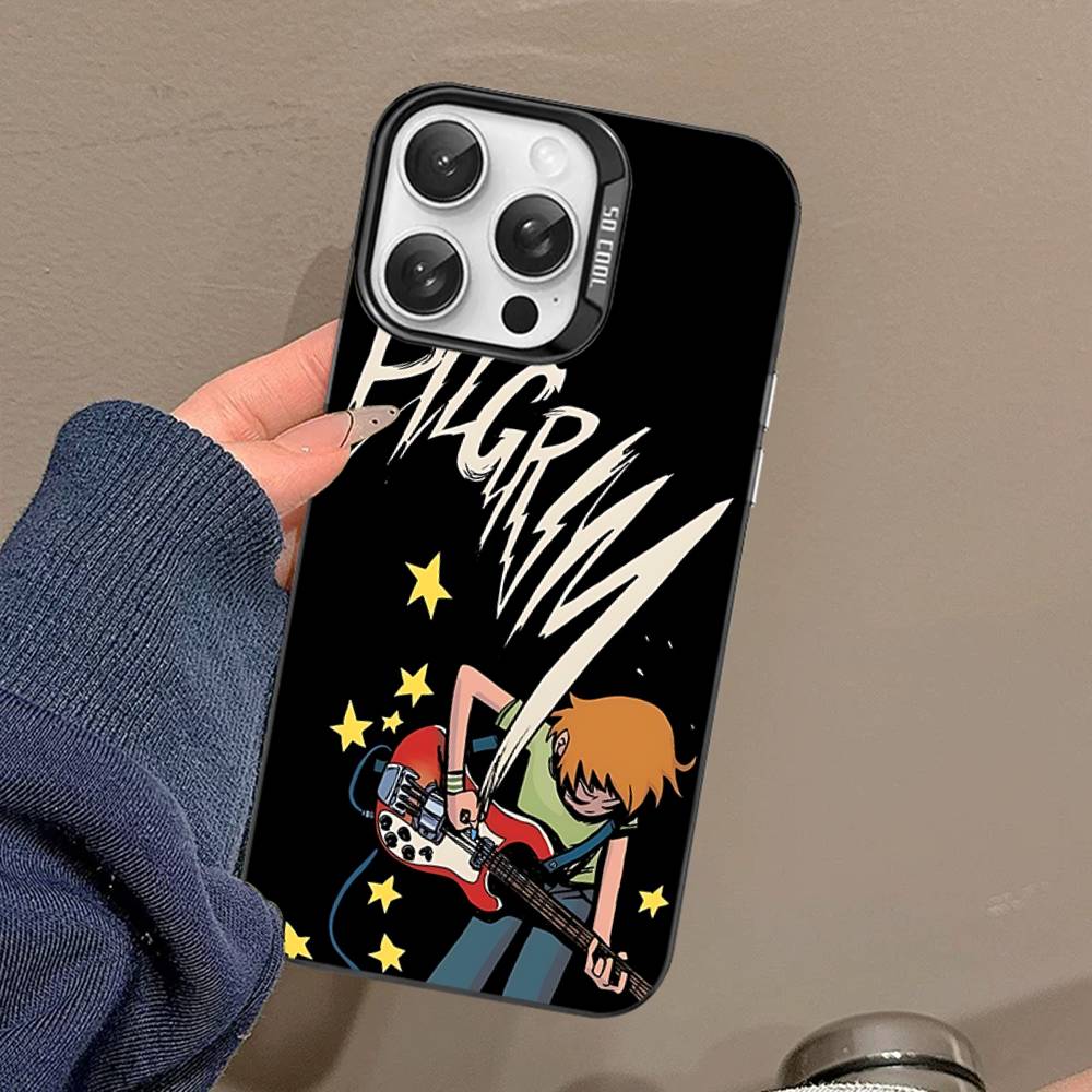 Comedy Film Scott Pilgrim VS The World Phone Case For IPhone 17 16 15 14 13 12 11 Pro Max Plus Color Silver Cover