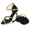 High Heels Latin Dance Shoes Women Girls Soft Soled Salsa Tango Ballroom Dancing Shoes Heeled 7CM Indoor