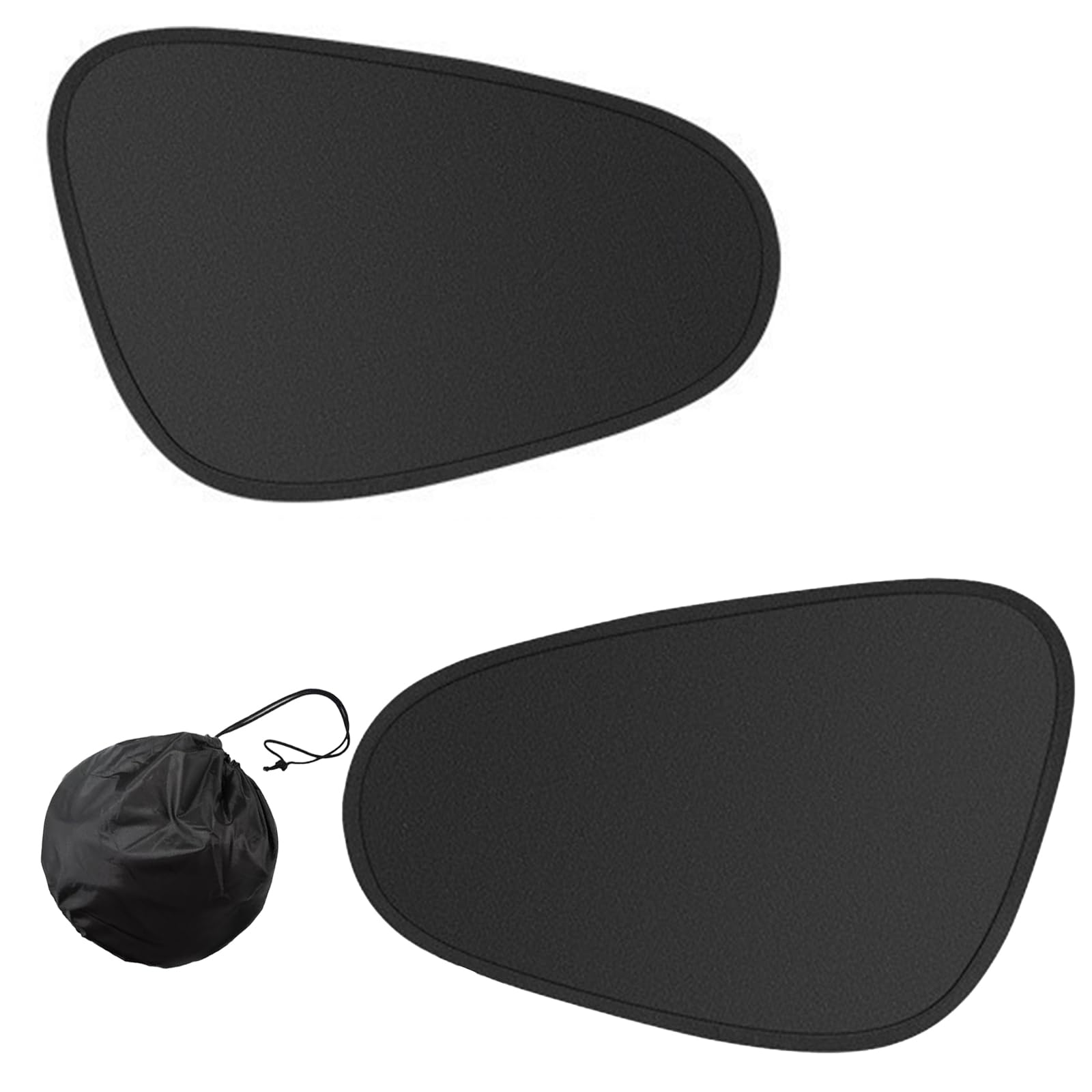 

Juckier Car Sun Shade Static Type, Side, UV Protection, Foldable, Easy to Put on чёрный