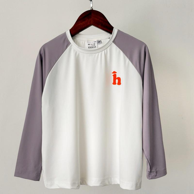 

Boys Quick-Dry Long-Sleeve T-Shirt - Stylish Spring/Autumn Wear for Medium to Large Children 140 cm