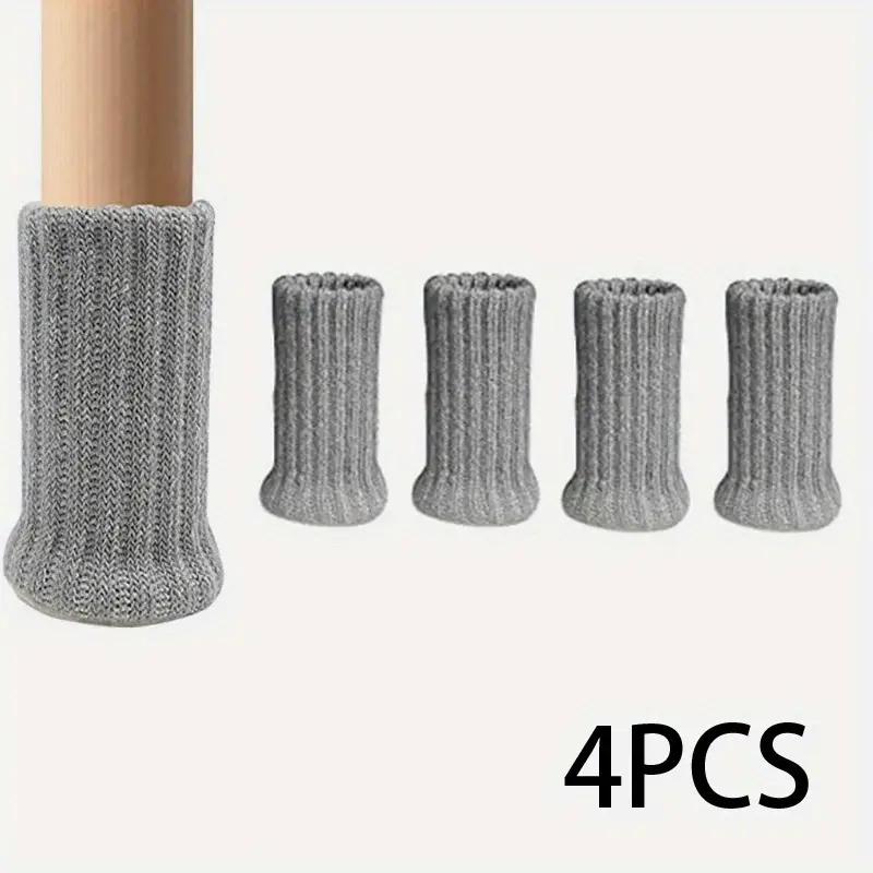 4-16 Pack High Elastic Chair Leg Socks with Anti-Slip Pads Thick Furniture Floor Protectors Silent Wear Resistant Table Leg Covers