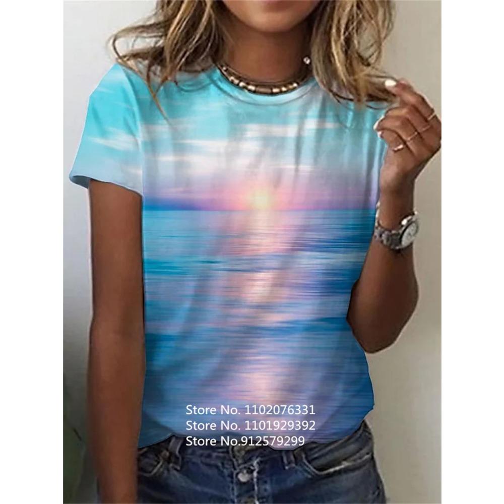 Summer T-Shirt Women 3D Printing Fashion Tee New Harajuku T Shirt Short Sleeve Clothing