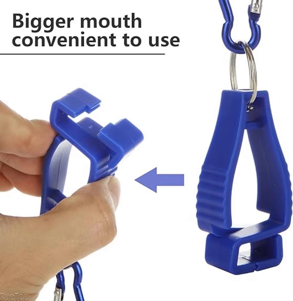2/5 Stück Handschuhclip Haken Sicherheitshandschuhhalter Aluminiumlegierung Arbeits Handschuhe Clip Arbeitsklemme Sicherheit Arbeits Handschuh Schutz Zubehör